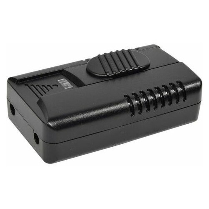 Variator de intensitate cu picior glisant, 150W, 230V, negru, compatibil cu LED-uri