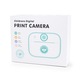 Mini imprimanta termica pentru copii cu camera foto si video, verde, 13,2x4,5x9,1cm, set cu 3 role de hartie termica