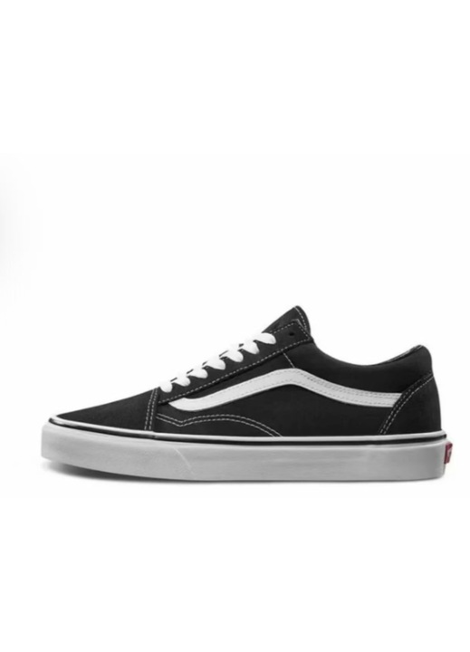 Tenisi, Vans, Old Skool, simpli si versatili, unisex pentru barbati si femei ideali pentru skateboarding sau stil casual. Negru/Alb, 37EU
