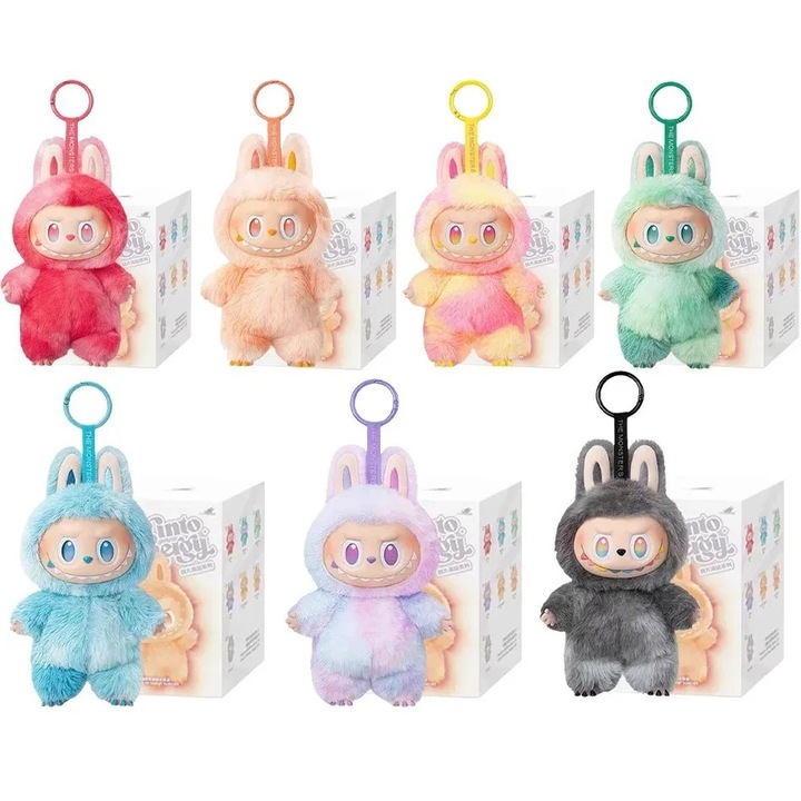 Плюшена играчка Labubu, Blind Box, Малко пухкаво чудовище 15 см, lulu