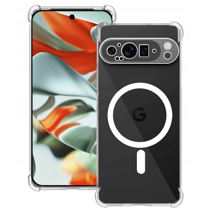 Husa pentru Google Pixel 9 Pro XL, din TPU, Danex, Culoare Transparenta