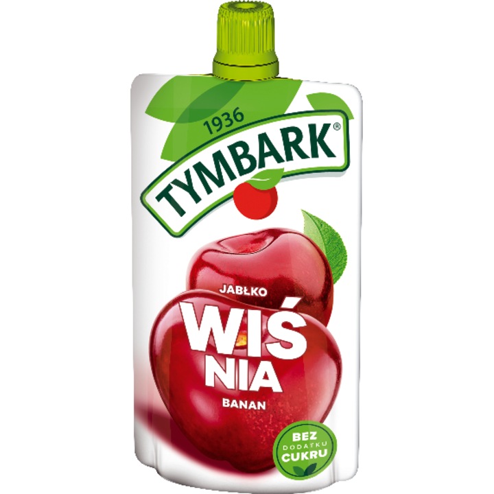 Mus de fructe Tymbark, mere, cirese, banane, 120 g