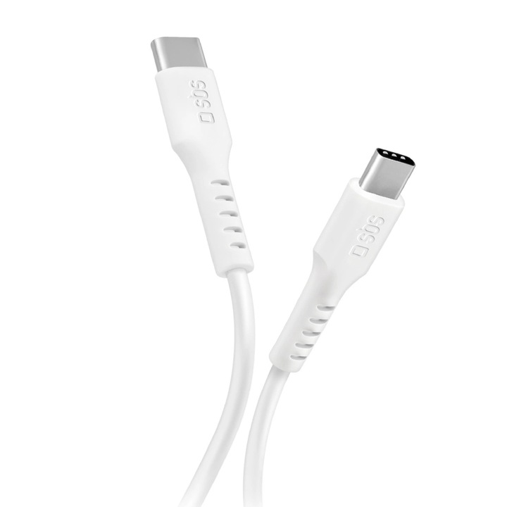 Cablu USB-C SBS Tecabletcc10W - Alimentare USB-C 25W 1 M - Alb