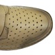 Pantofi Latiti Bej Din Piele Naturala Perforata Pentru Barbati, Inchidere Cu Arici, Talpa Cusuta Usoara, Model Extra Confortabil Fabricat In Romania, Numar 41