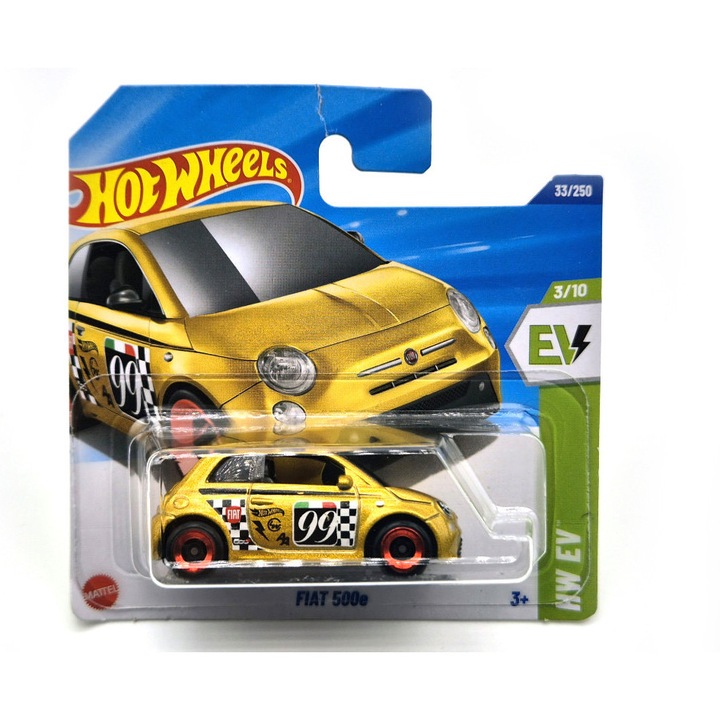 Hot Wheels Fiat 500e - HW EV 3/10 - 33/250 - Hot Wheels - 1:64