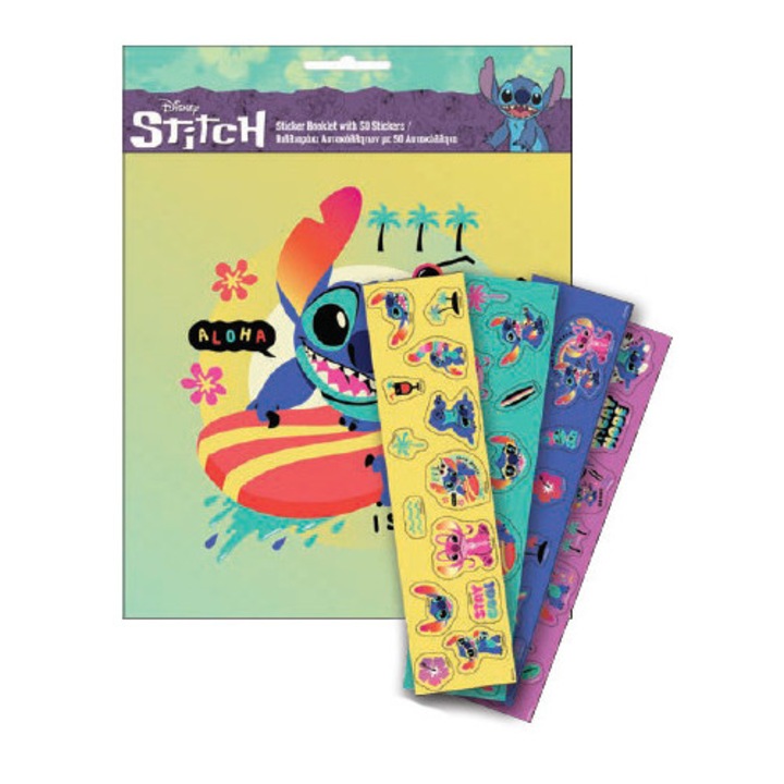 Албум със стикери Stitch 50 бр