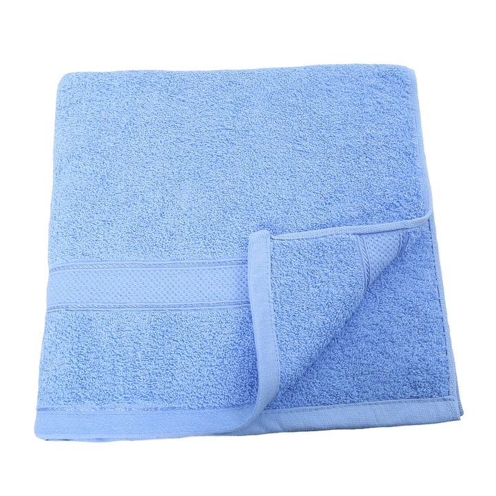 Sunflower® Fürdőlepedő, törölköző, 70x140 cm, akvamarin-kék színű