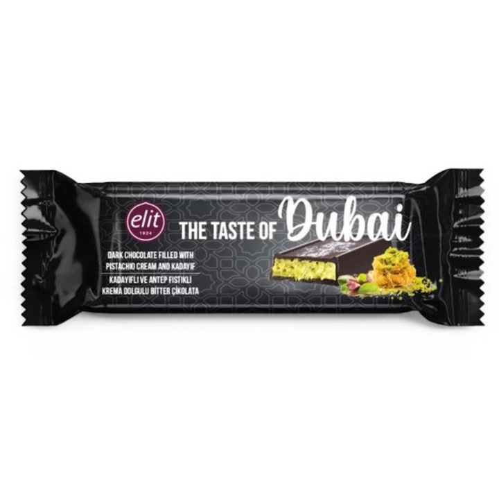 Elit Dubai étcsokoládé szelet 90gr