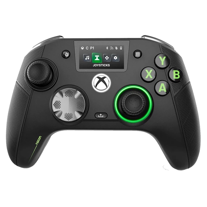 Nacon Revolution X Unlimited, Xbox Series X, S, Xbox One, PC, Hall-effekt, Fekete, Vezeték nélküli kontroller