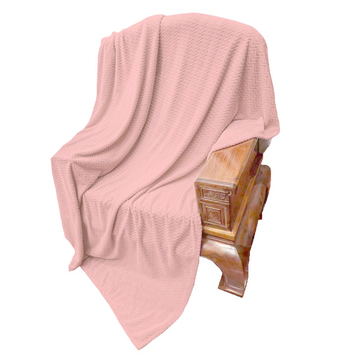 Patură Cocolino Sin, Ralex, poliester, 200x230cm, design modern