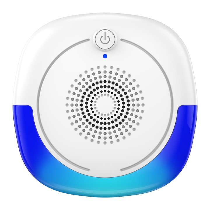 Ултразвуков репелент против насекоми, ефективен срещу гризачи и насекоми, преносим, бял