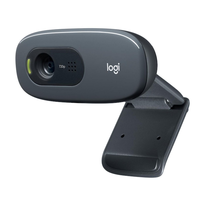 Logitech C270 1.2 MP 1280x960 USB уеб камера, черна
