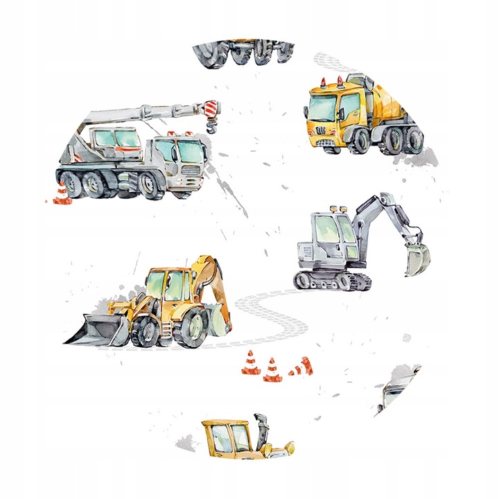 Material textil pentru draperii, Vehicule, latime 140 cm