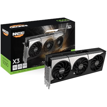Placa video INNO3D GeForce RTX 5090 X3, 32GB GDDR7, 512-bit