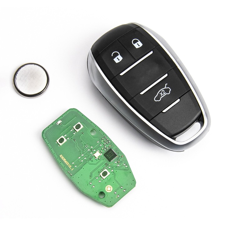 Telecomanda cheie auto pentru Alfa Romeo Giulia, Stelvio, 433MHz, 3 butoane, ID4A, HITAG 128-Bit AES, NCF29A1M, A2C97634900, 156140440, nou