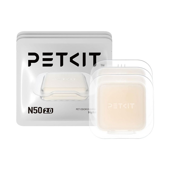 Комплект 3 x Освежителя за въздух PETKIT Pet Odor Eliminator N50 2.0 за котешките тоалетни PETKIT Pura Max и Pura Max 2