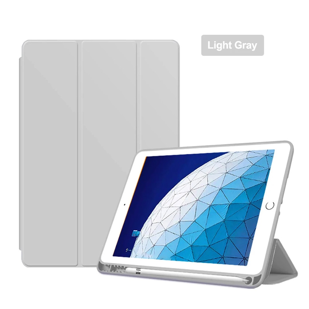 Husa Tableta FlexPro pentru Apple iPad Pro 12.9 (2018/2020/2021/2022), Protectie Completa, Functie Stand, Suport Creion, Gri