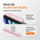 Stylus Pen Neez Pencil Pro®️ pentru tableta iPad Apple 2018–2026, Alternativa Apple Pencil, Pen iPad, Pix cu Palm Rejection, Tilt, Magnetic, Fast Charge USB-C (10 min) + Wireless Charge, Autonomie 11 ore, Fara Lag, Penite anti-zgarieturi, Bluetooth, Roz