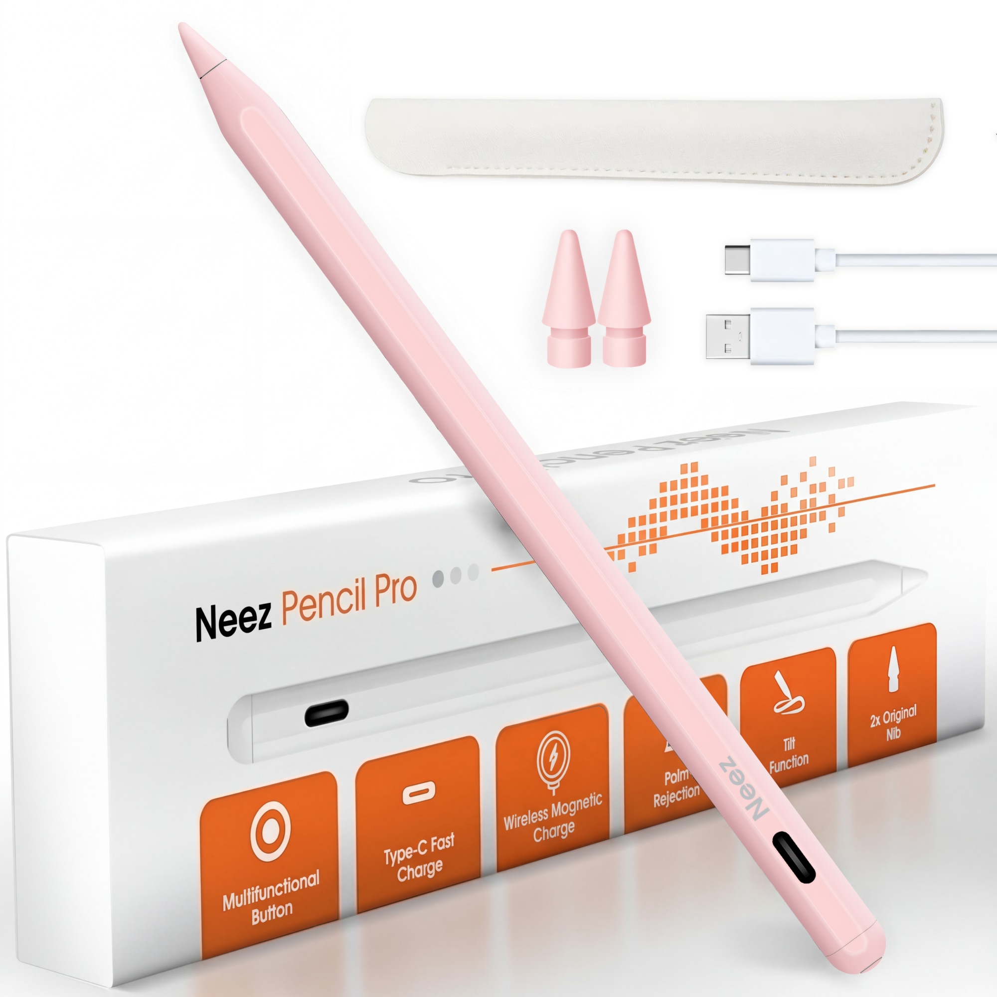 Stylus Pen, Neez Pencil Pro, pentru iPad Apple (2018–2026