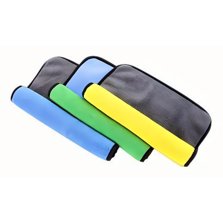 Комплект микрофибърни кърпи за кола, 800GSM, 16x12 инча, 3 части