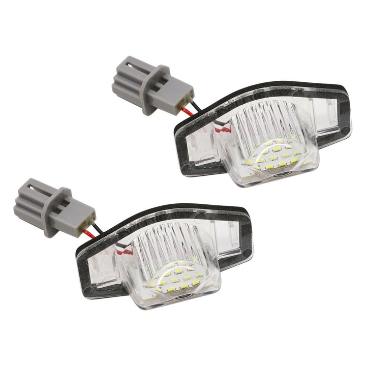 Set de lumini LED Emzone pentru HONDA CR-V FR-V HR-V Jazz Stream Accord Logo, 12V, 2 bucati