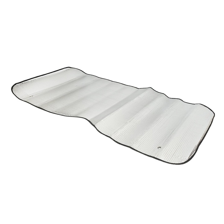 Parasolar parbriz auto 150x80cm folie de aluminiu si ventuze de fixare lusali
