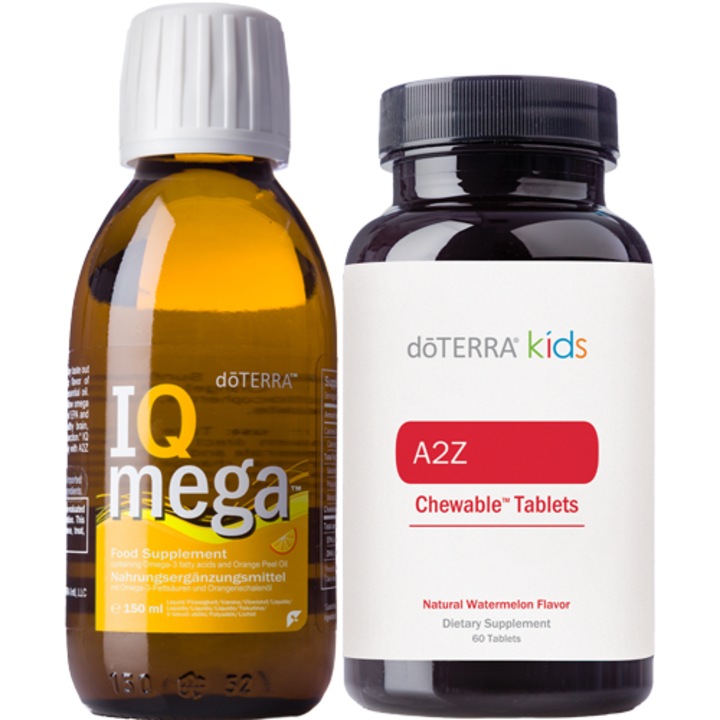 Supliment alimentar, doTERRA, a2z Chewable™ + IQ Mega™