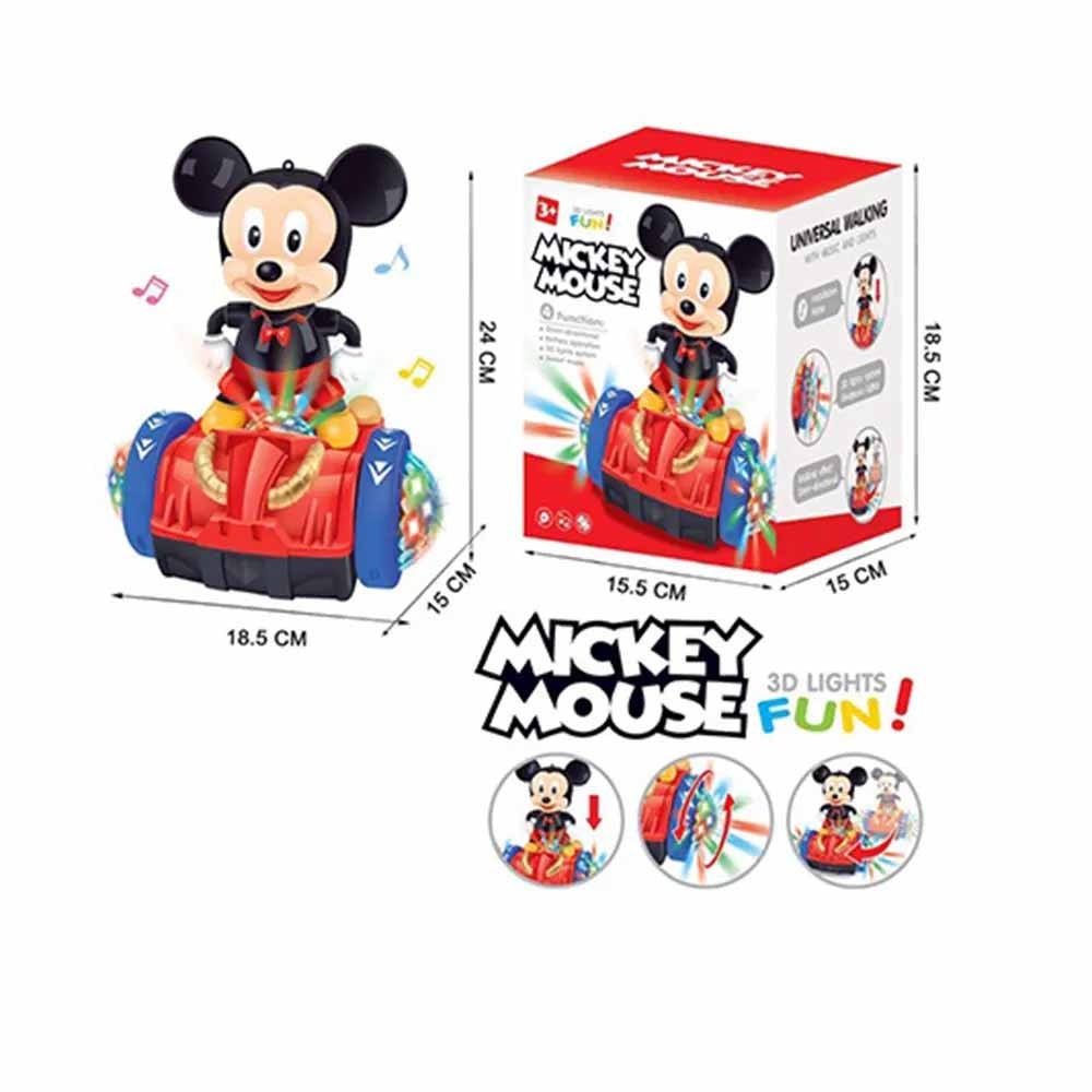 Jucarie muzicala Mickey Mouse, cu sunet si lumini, in miscare