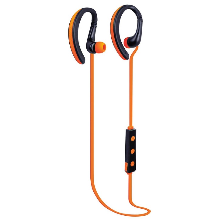 Bluetooth sport fejhallgató mikrofonnal HMP 1215 BT narancssárga Trevi