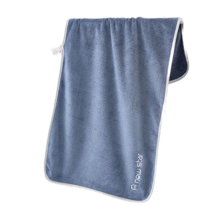 Микрофибърна фитнес кърпа, бързосъхнеща, 35x75 см, синя