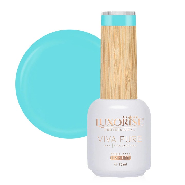 Oja Semipermanenta Hema Free Viva Pure LUXORISE - Aquamarine Spice 10ml