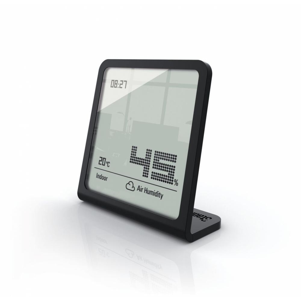 Termo - higrostat cu ceas, Stadler Form Selina negru