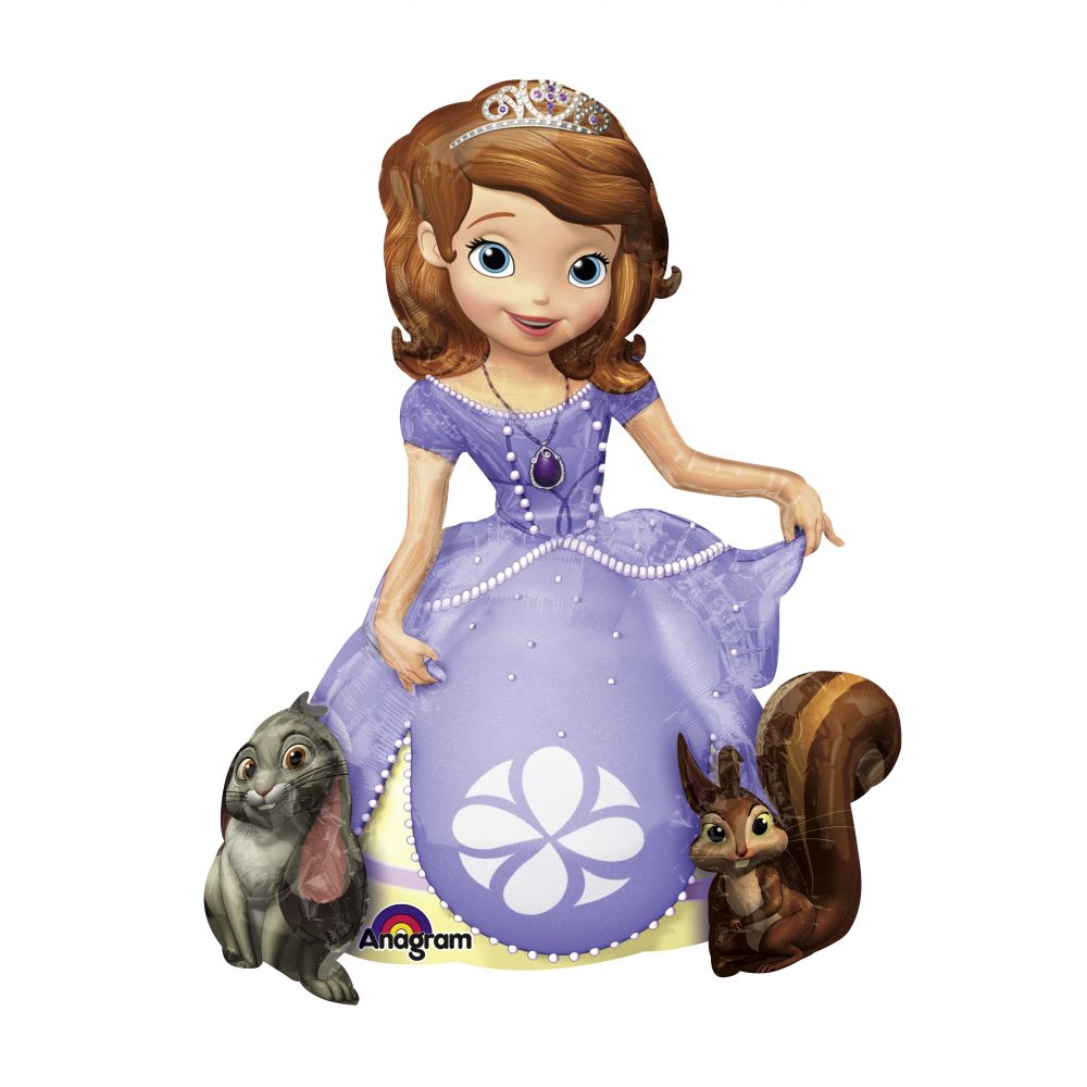 Balon folie figurina AirWalker Sofia The First 93x121 cm, Anagram
