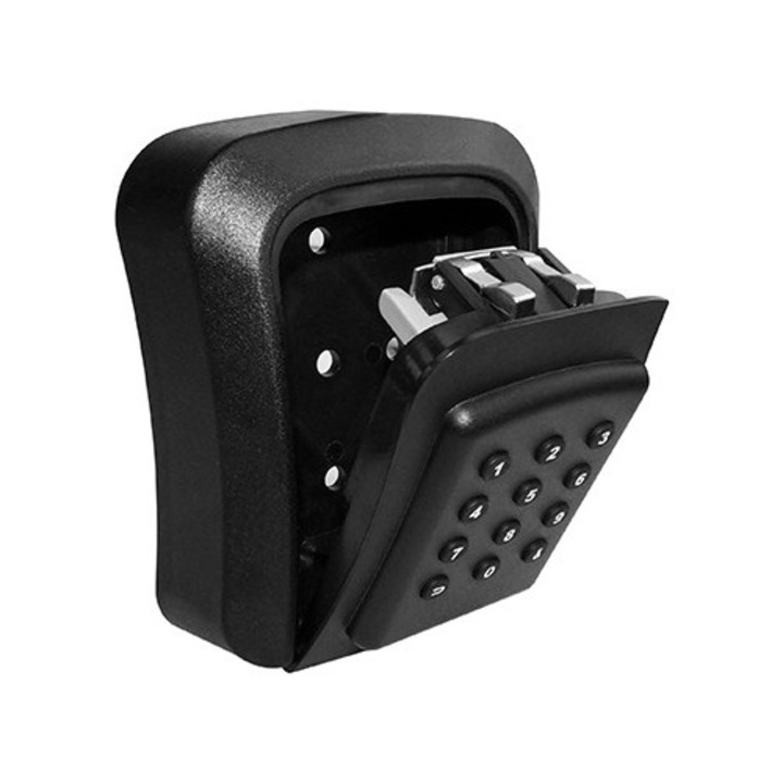 Смарт кутия за ключове Airbnb Smart Technology Key Box Metal, Приложение, Водоустойчив, Сейф, Метална