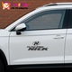 Sticker auto racing nick stickere auto, Cri Flo, Rezistent la apa, Culoare Gri, Marime 21 cm