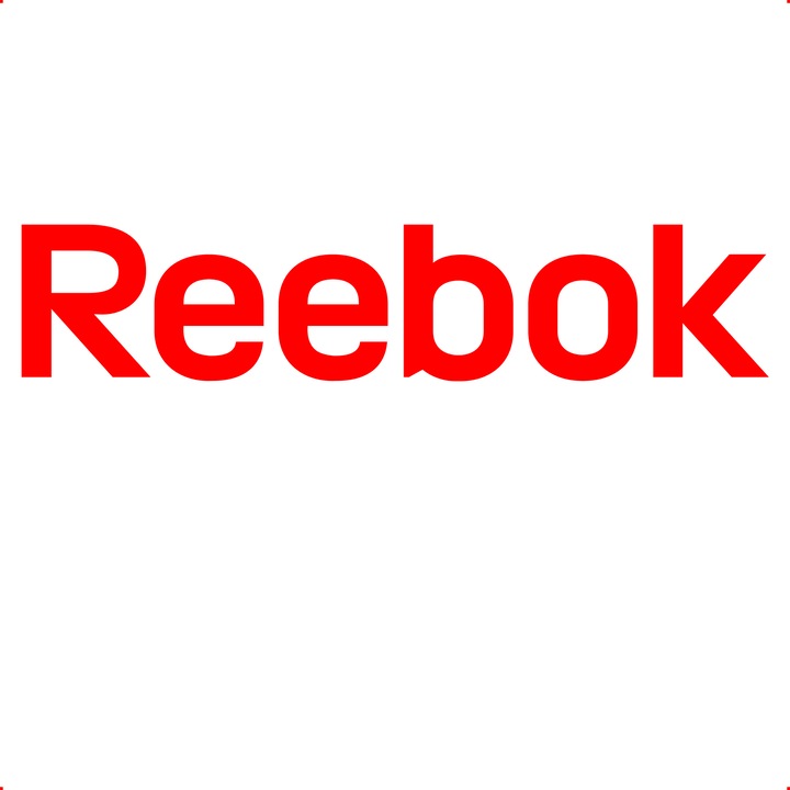 Sticker auto reebok, Cri Flo, Rezistent la apa, Culoare Rosu, Marime 21 cm