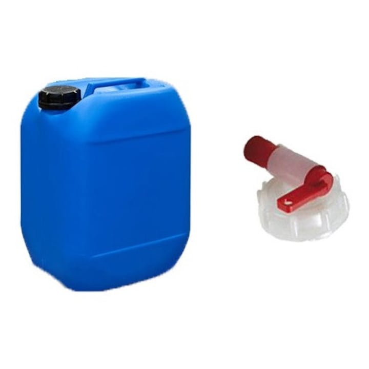 Canistra, QBOX, 5L, cu robinet, capacitate de stivuire, pentru produse alimentare