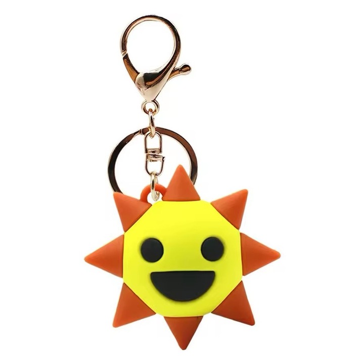 Figurina Breloc Sprunki, galben/portocaliu, 6cm