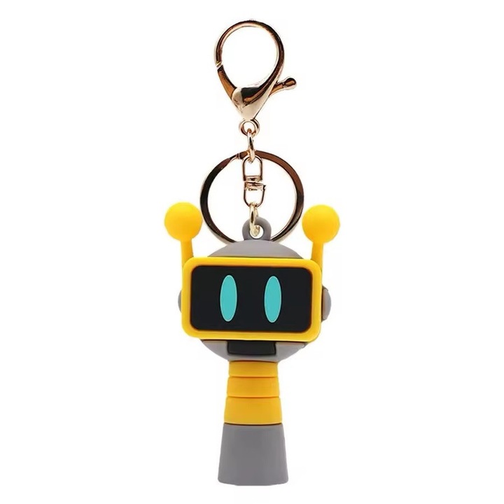 Figurina Breloc Sprunki, galben/gri, 6cm