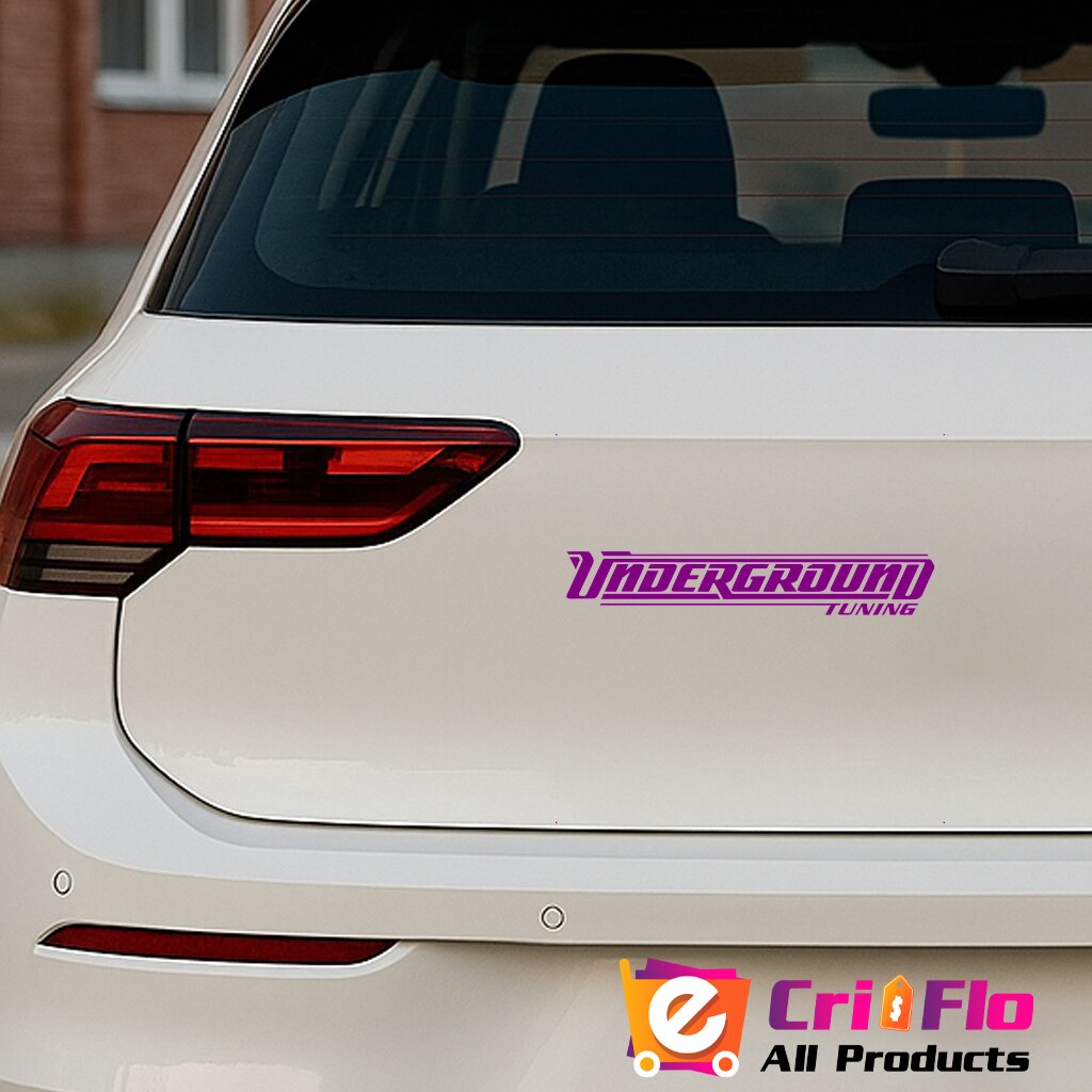 Cri Sticker Sticker auto underground tuning, Cri Flo, Rezistent la apa, Culoare Mov ...
