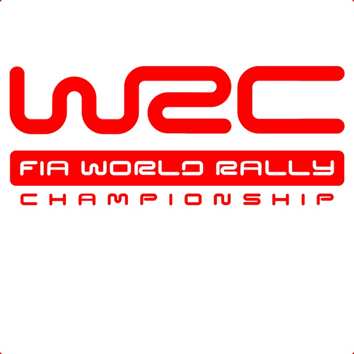 Sticker auto wrc fia world rally, Cri Flo, Rezistent la apa, Culoare Rosu, Marime 21 cm