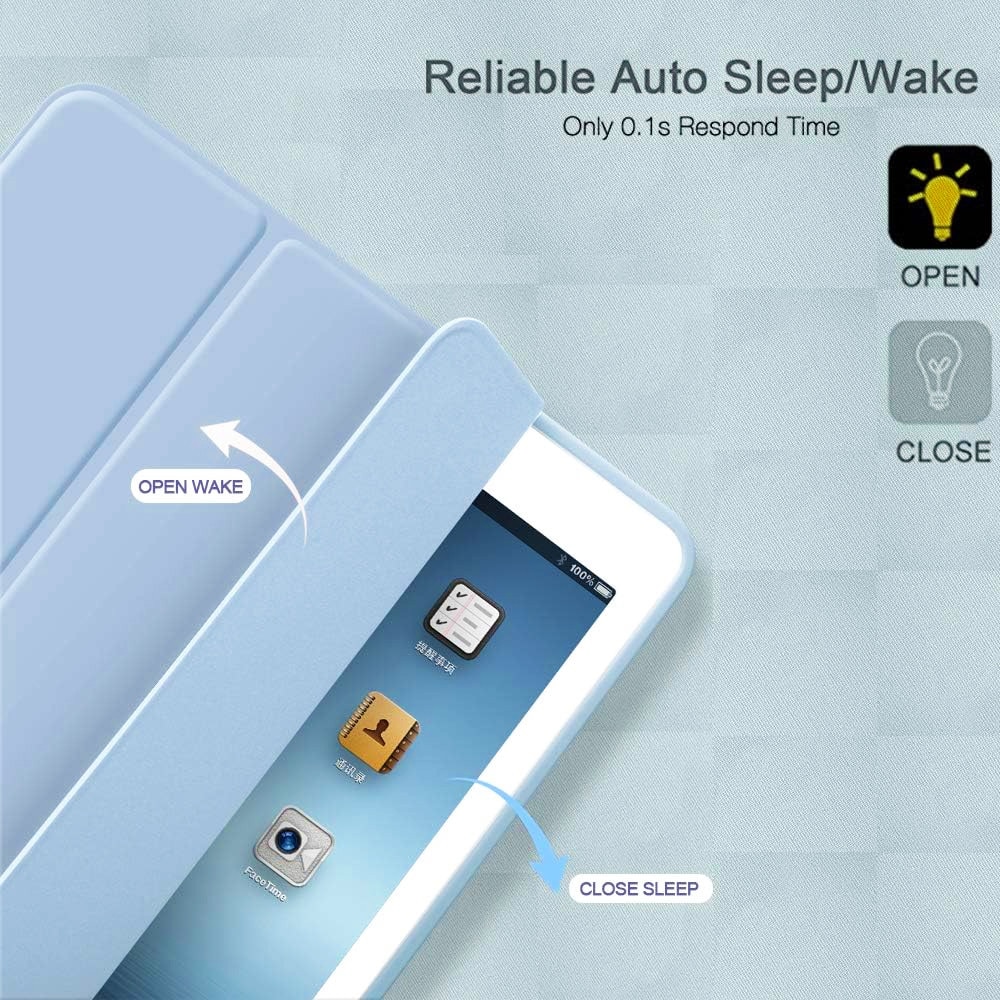 Husa Tableta FlexPro pentru Samsung Galaxy Tab S9 FE Plus, Protectie Completa, Functie Stand, Suport Creion, Albastru deschis