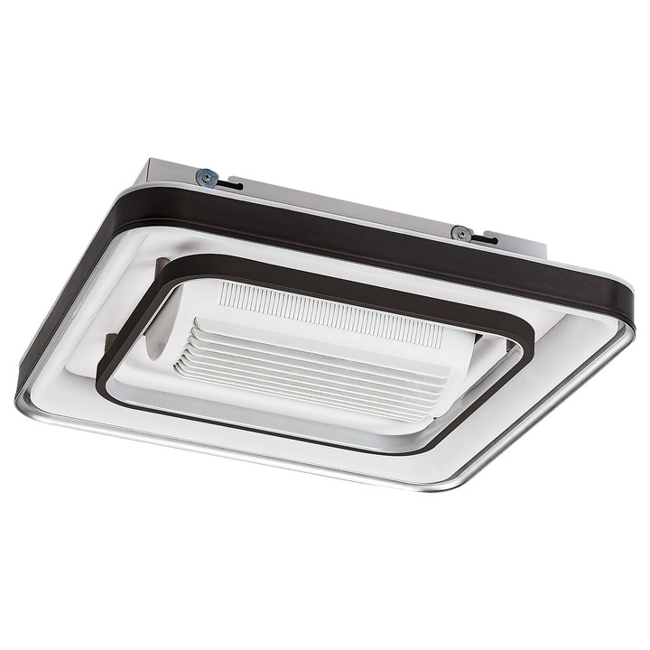 Таванна лампа с вентилатор Rabalux Aireon черен LED с дистанционно управление 50W 2200Lm 2700, 4000, 6500K IP20