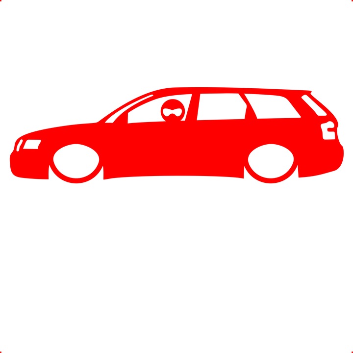 Sticker auto skoda lateral stig, Cri Flo, Rezistent la apa, Culoare Rosu, Marime 21 cm