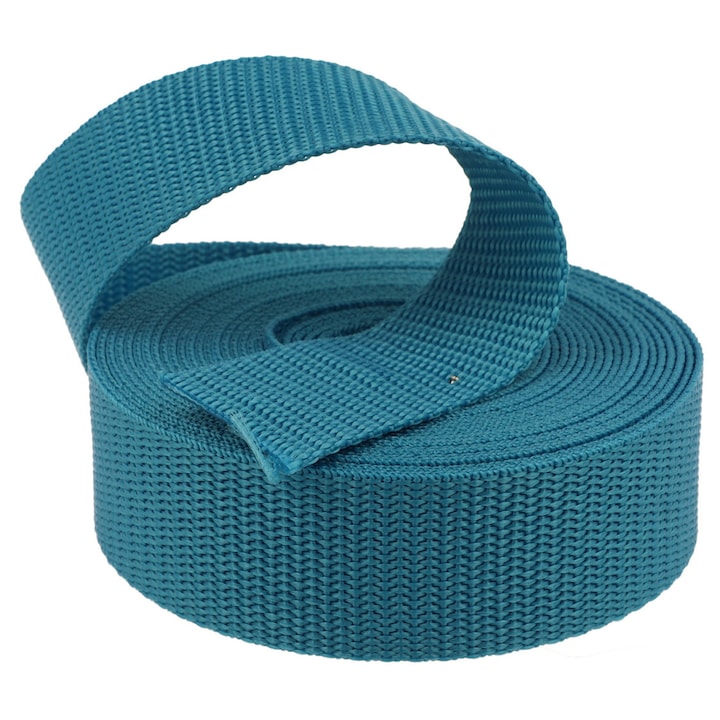 Chinga, 20mm, Kacperek, grosime 1,35mm, turcoaz, 50 metri