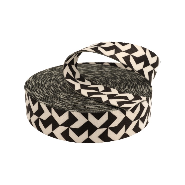 Chinga, Kacperek, 40 mm, grosime 1.35mm, rezistenta la apa, 10m, bej/negru