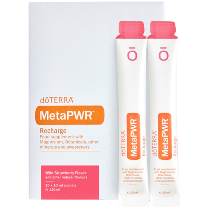 Supliment alimentar, doTERRA, MetaPWR™ Recharge (Strawberry), 30 plicuri