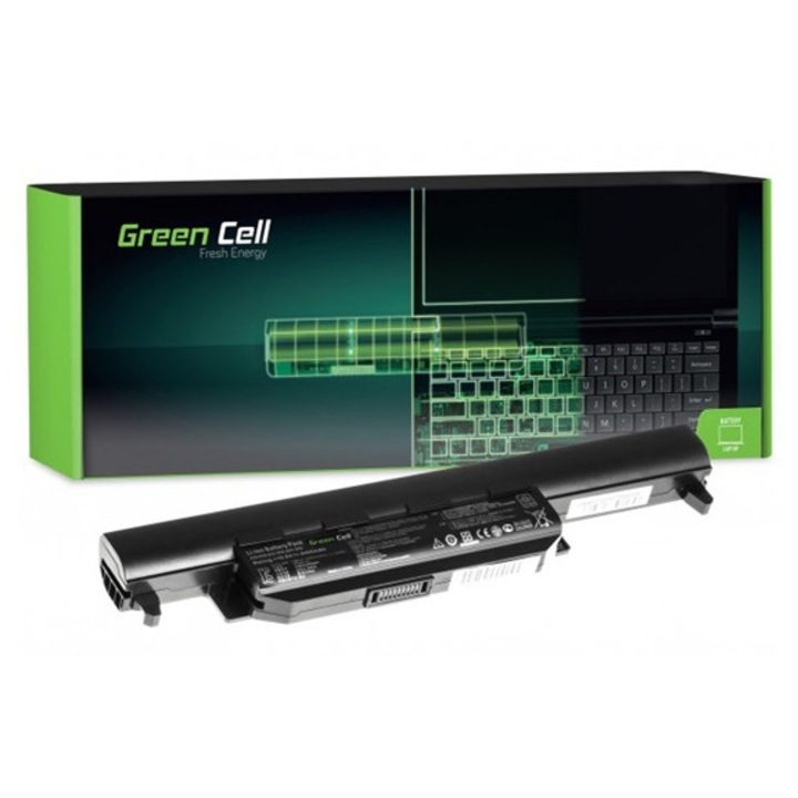 Green cell akkumulátor, 11.1v, 4400mAh, kompatibilis asus a32-k55 a45 a55 k45 k55 k75 -vel