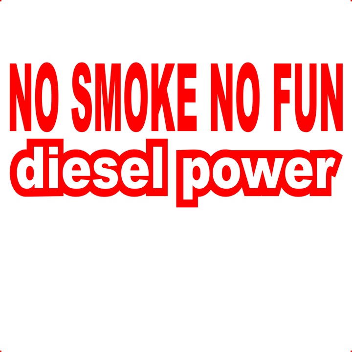 Sticker auto no smoke no fun, Cri Flo, Rezistent la apa, Culoare Rosu, Marime 21 cm