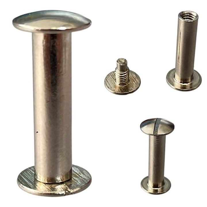 Nituri Kacperek, 50szt, 20mm, argintiu